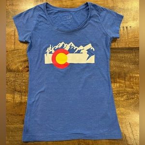 Blue 84 Colorado women’s tee size large.